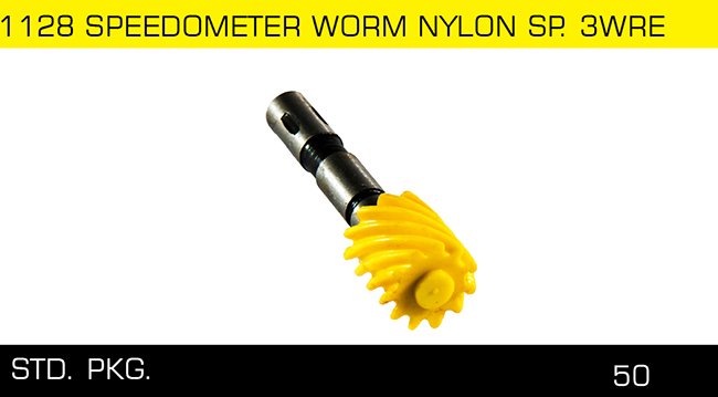 1128 SPEEDOMETER WORM NYLON SP 3WRE